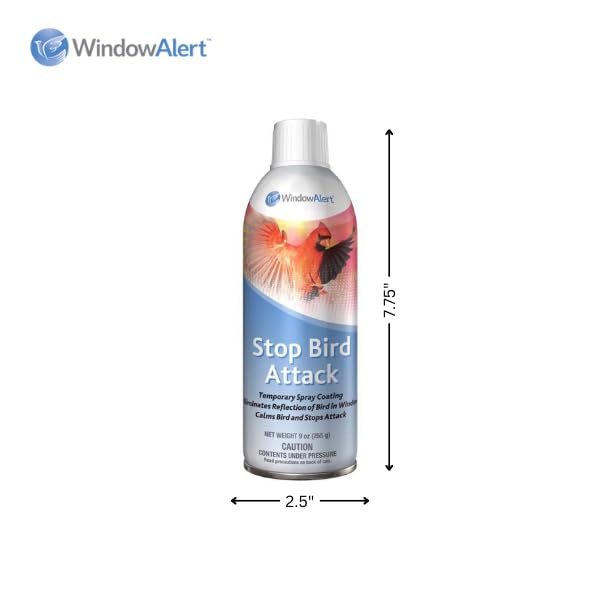 Home exterior protected from bird attacks after using WindowAlert coating.