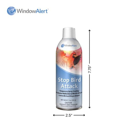 Home exterior protected from bird attacks after using WindowAlert coating.