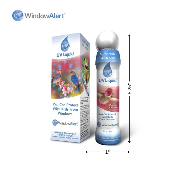 Made in the USA WindowAlert UV Liquid supports bird-friendly architecture.