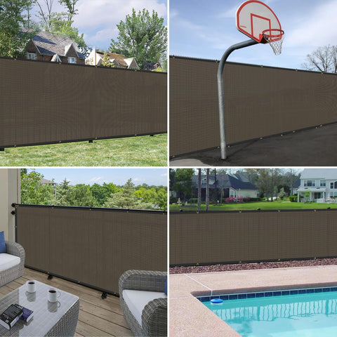 Windscreen4less easy install with zip ties for quick fencing updates