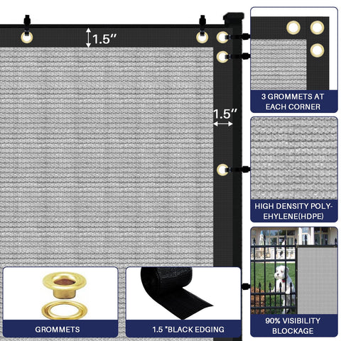 Windscreen4less easy installation with zip ties included for quick setup