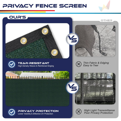 Windscreen4less pool deck privacy screen for backyard seclusion.