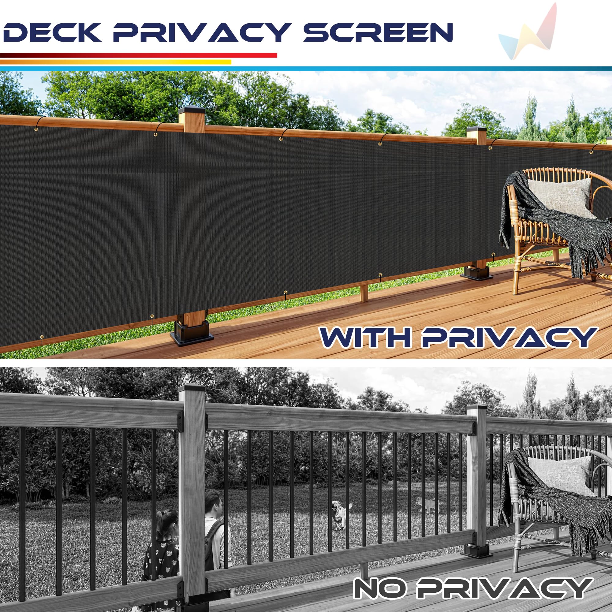 Windscreen4less pool fence privacy screen provides wind and dust protection.