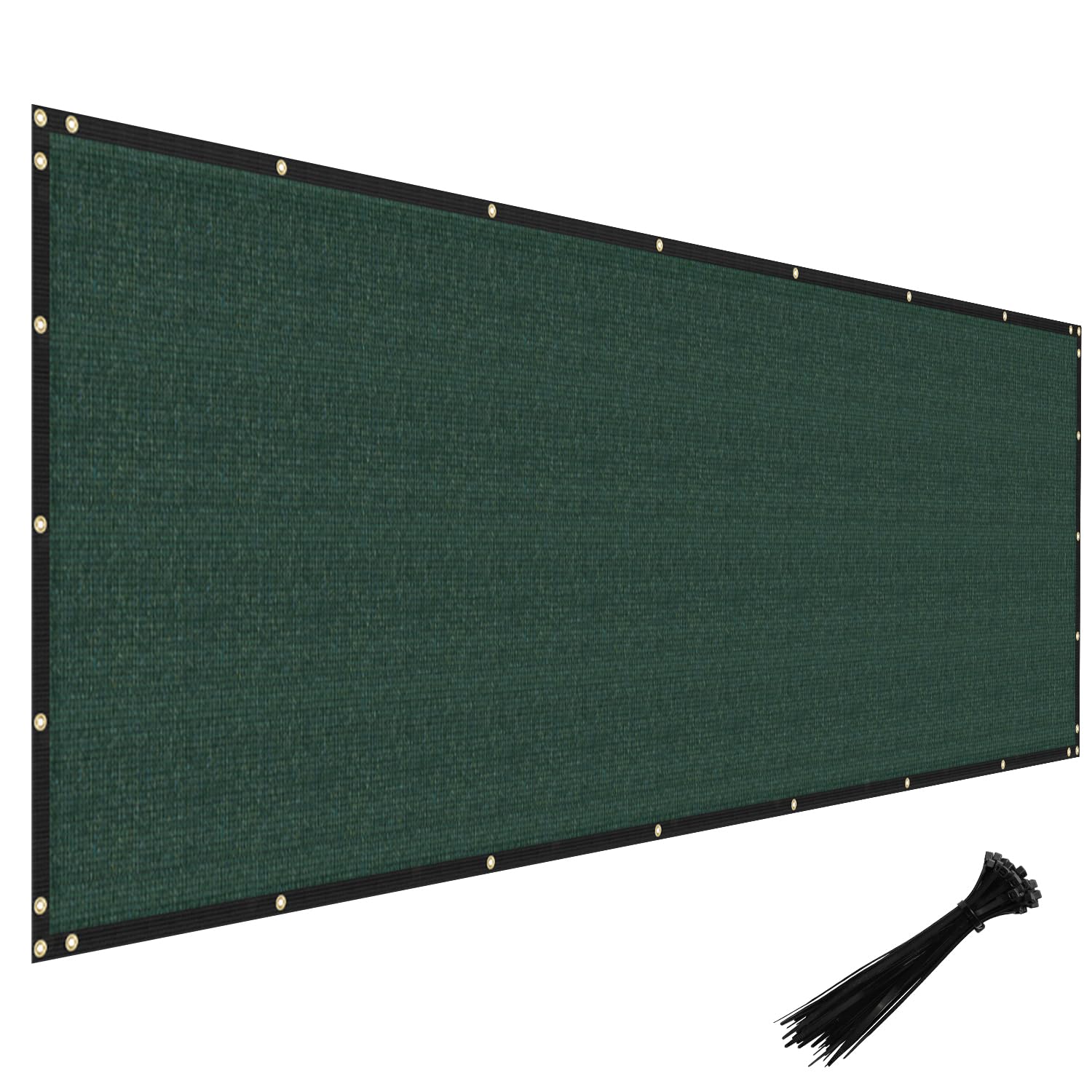 Windscreen4less privacy screen blocks yard sightlines for privacy.