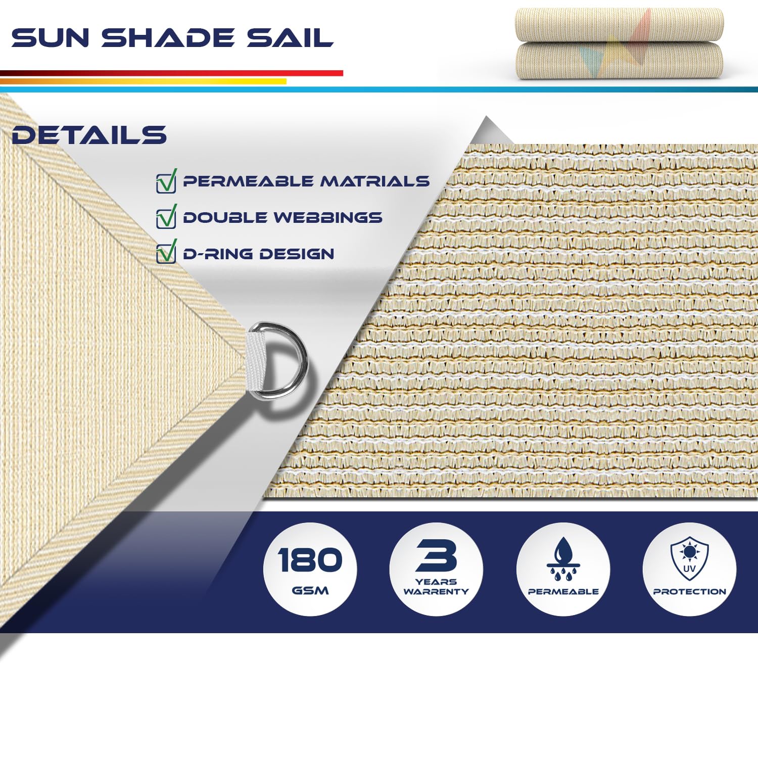 Windscreen4less UV-blocking breathable fabric keeps outdoor spaces comfortable.