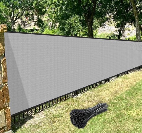 Windscreen4less custom sizing adapts to various fence lengths