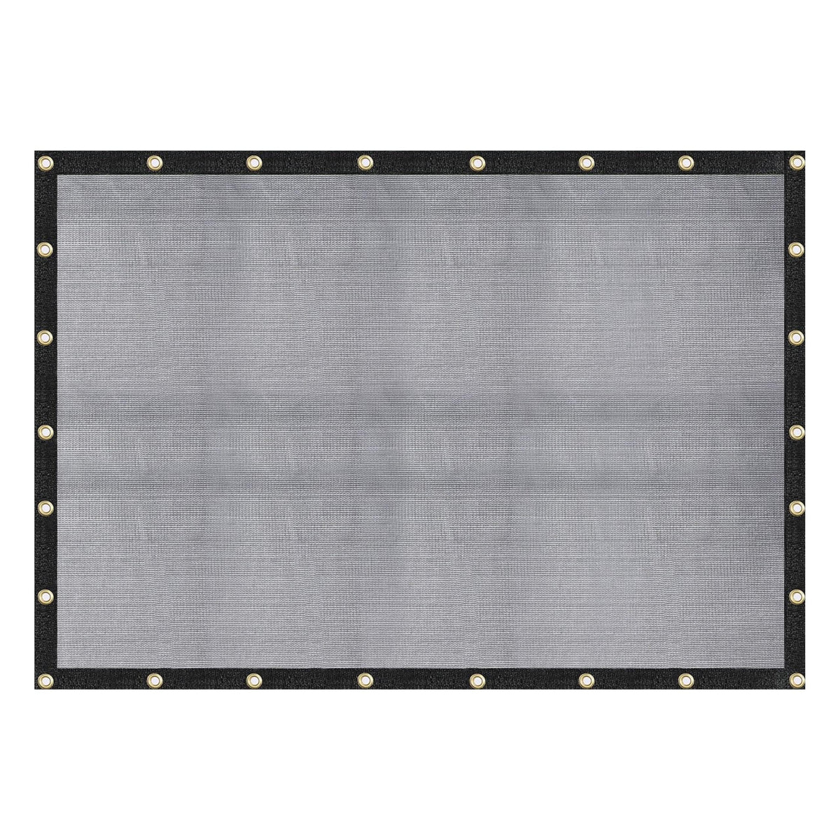 WindscreenSupplyCo mesh tarp 60-70% light block for shaded outdoor spaces.