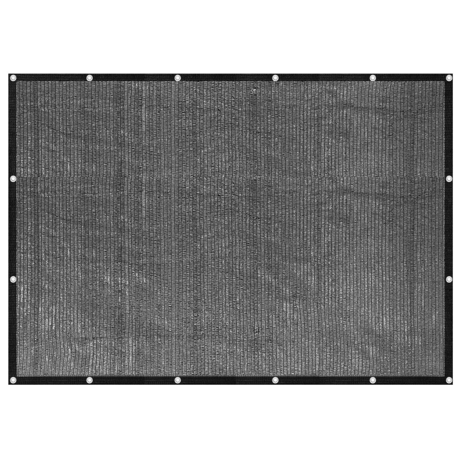 WindscreenSupplyCo shade cloth garden setup blocks 60-70% light for cooler outdoor spaces