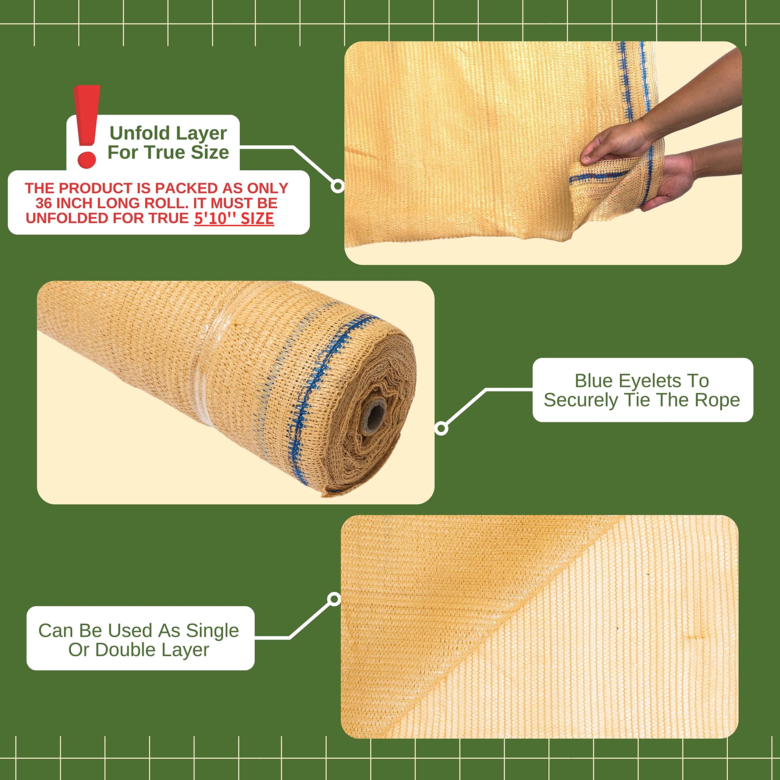 WindscreenSupplyCo shade cloth over kennel area provides cooler, shaded comfort.