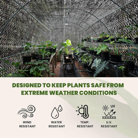 WindscreenSupplyCo sunblock shade cloth offers UV resistance for garden and greenhouse