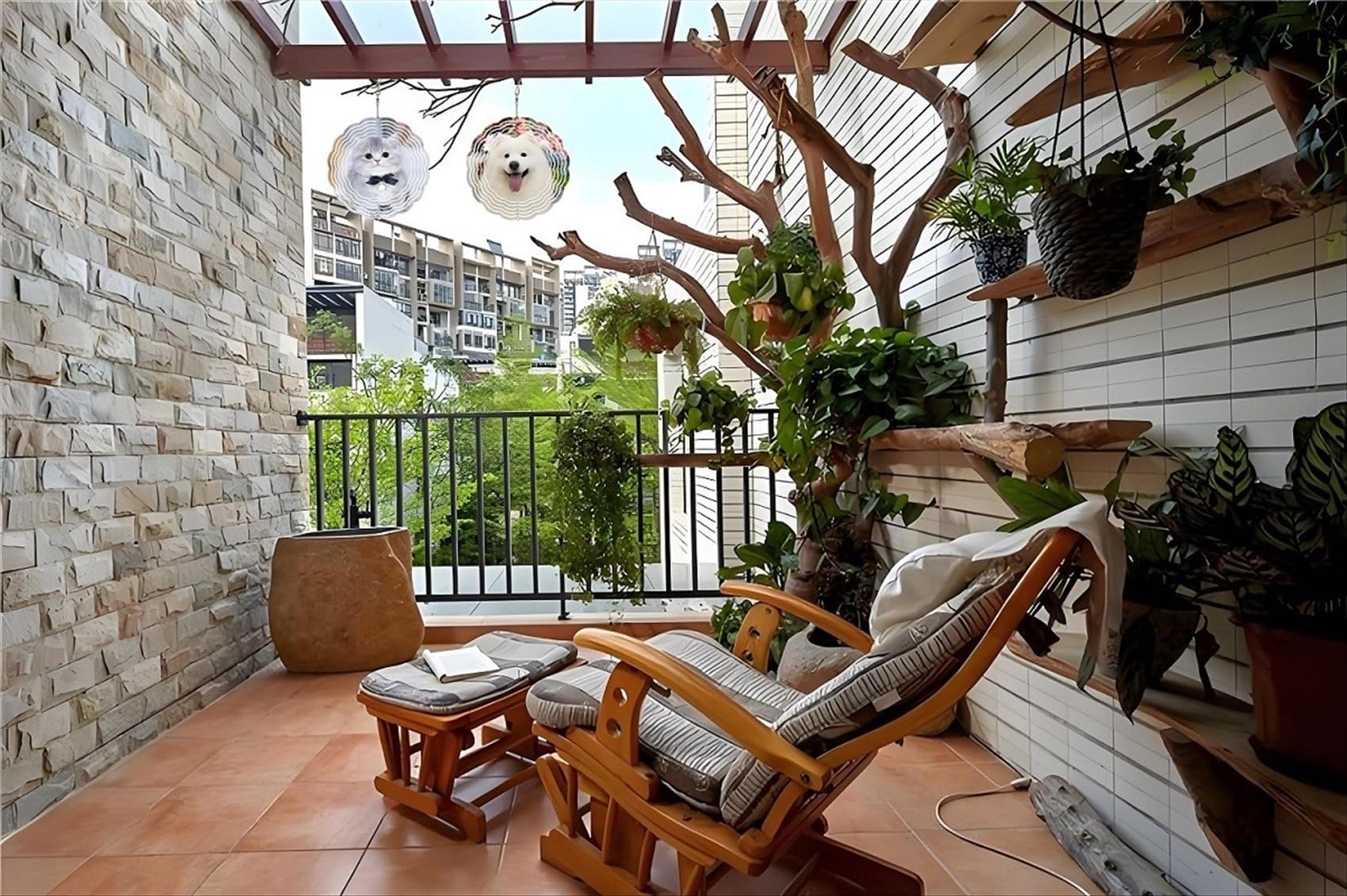 Durable aluminum wind spinner blank for indoor and outdoor display