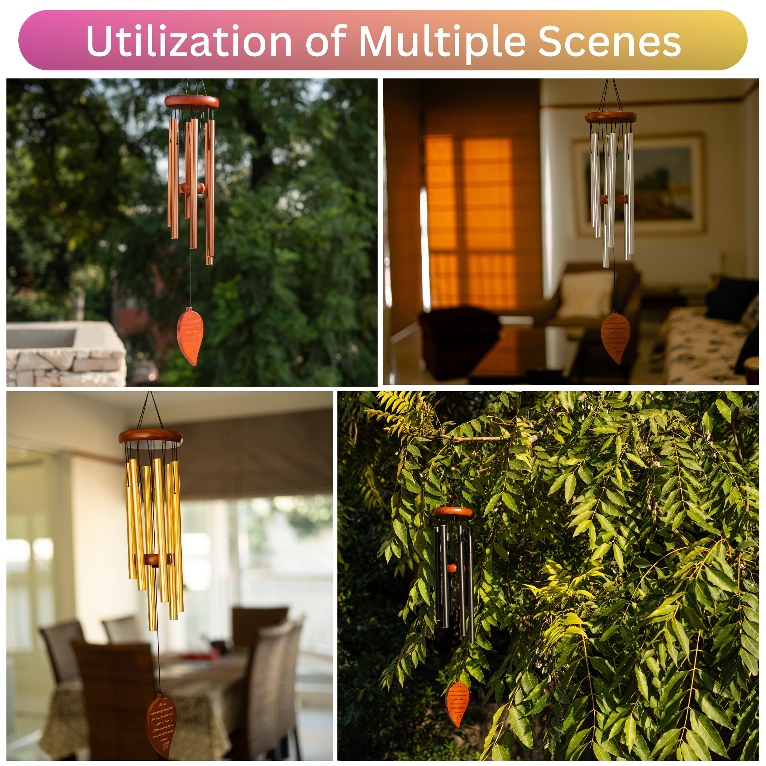 Windsplay bereavement gift for loss of a loved one in outdoor space.