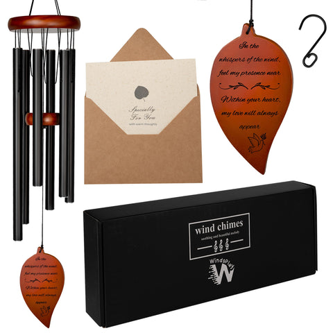 Windsplay memorial wind chimes outdoors create a soothing remembrance ambience