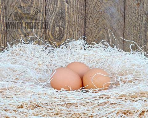 Windy Ridge Co. Aspen Excelsior nest pad helps minimize bedding mess in coops.