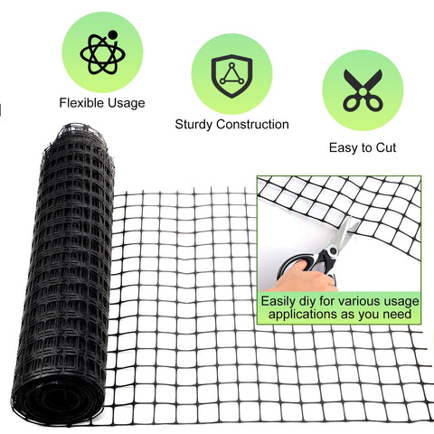 Windyun durable plastic fence material resists fading during seasons.