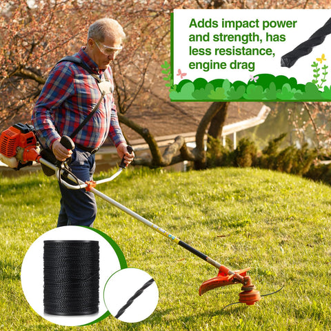 Windyun heavy-duty nylon trimmer line ready for demanding trimming tasks