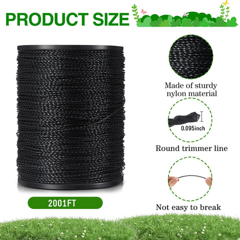 Windyun spiral twisted string design emphasizes durability for tough weeds