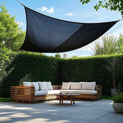 Winemana 70% shade cloth barn kennel shade with reinforced grommets