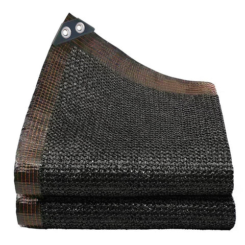 Winemana 70% shade cloth over garden frame for cooler seating and plant protection