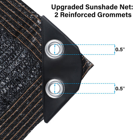 Winemana shade net used in barn or kennel area for comfortable shade