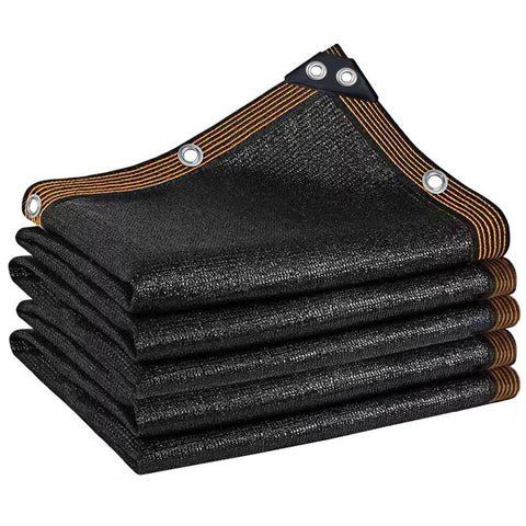 Winemana black shade cloth shading a garden with airflow
