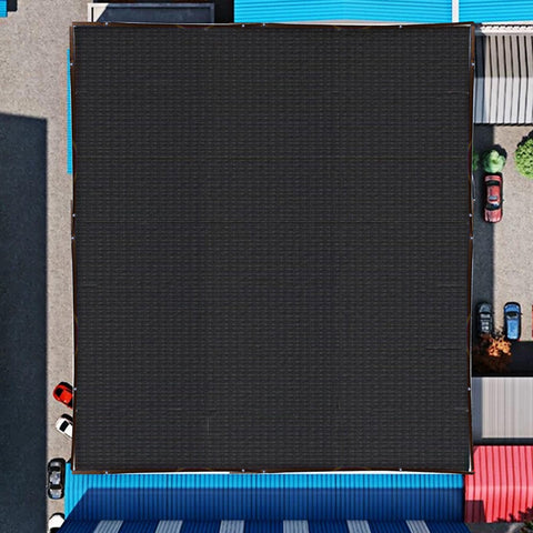 Winemana black shade cloth ventilated shade mesh delivers breezy shade around outdoor spaces