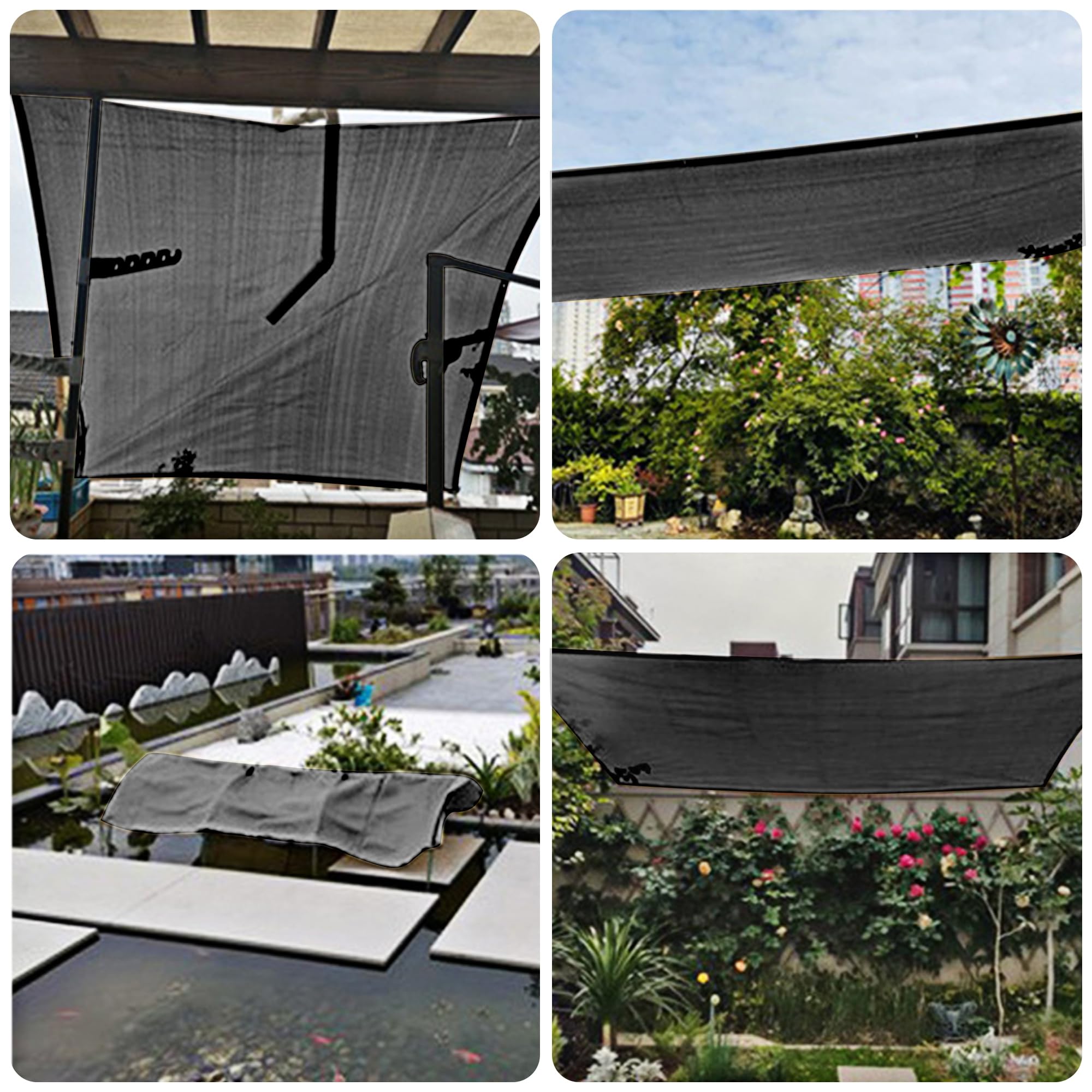 Winemana breathable fabric keeps air moving while protecting plants from harsh sun.