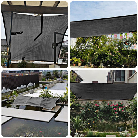 Winemana breathable fabric keeps air moving while protecting plants from harsh sun.