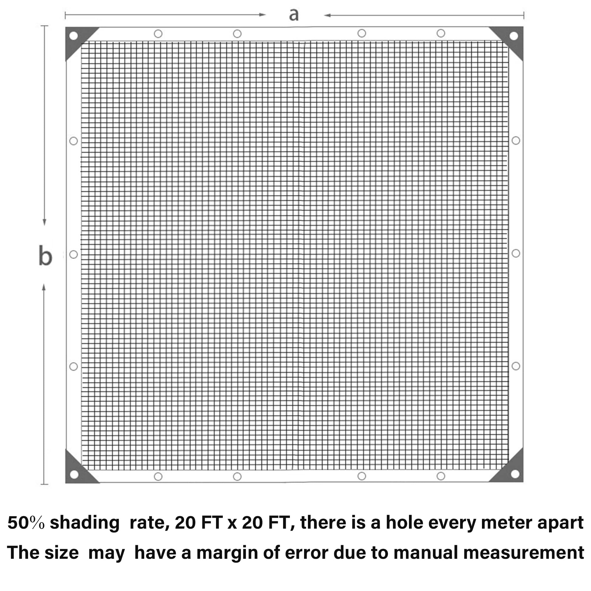 Breathable polyethylene shade fabric promoting airflow for plants.