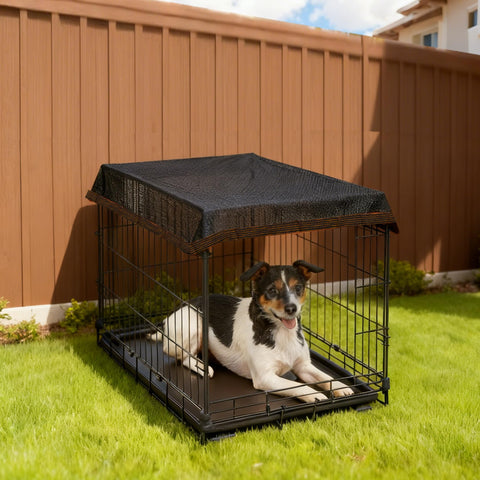 Winemana dog kennel shade cloth helps pets stay cool outdoors