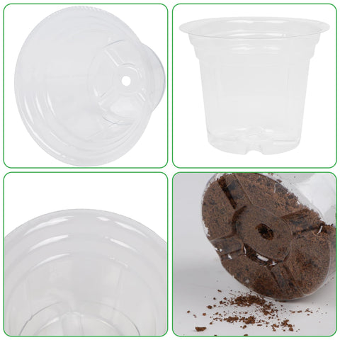 Winemana durable reusable nursery pot that stays clean and stackable.