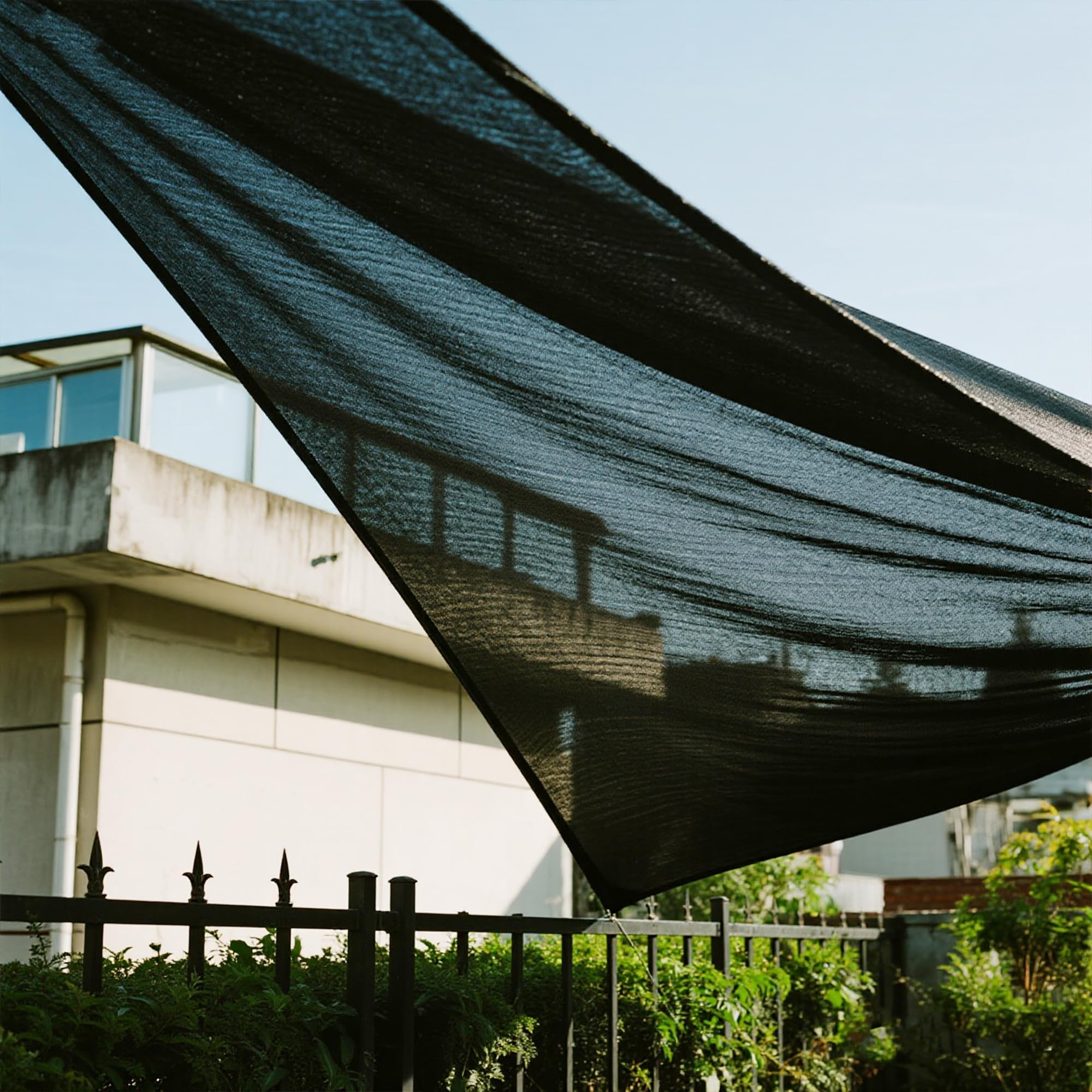Winemana easy-clean shade cloth rinse with garden hose