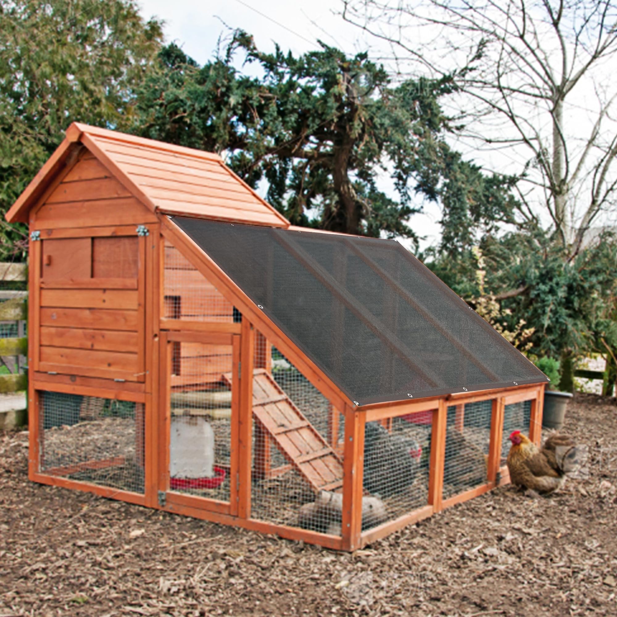 Winemana easy-install shade cloth with reinforced edges