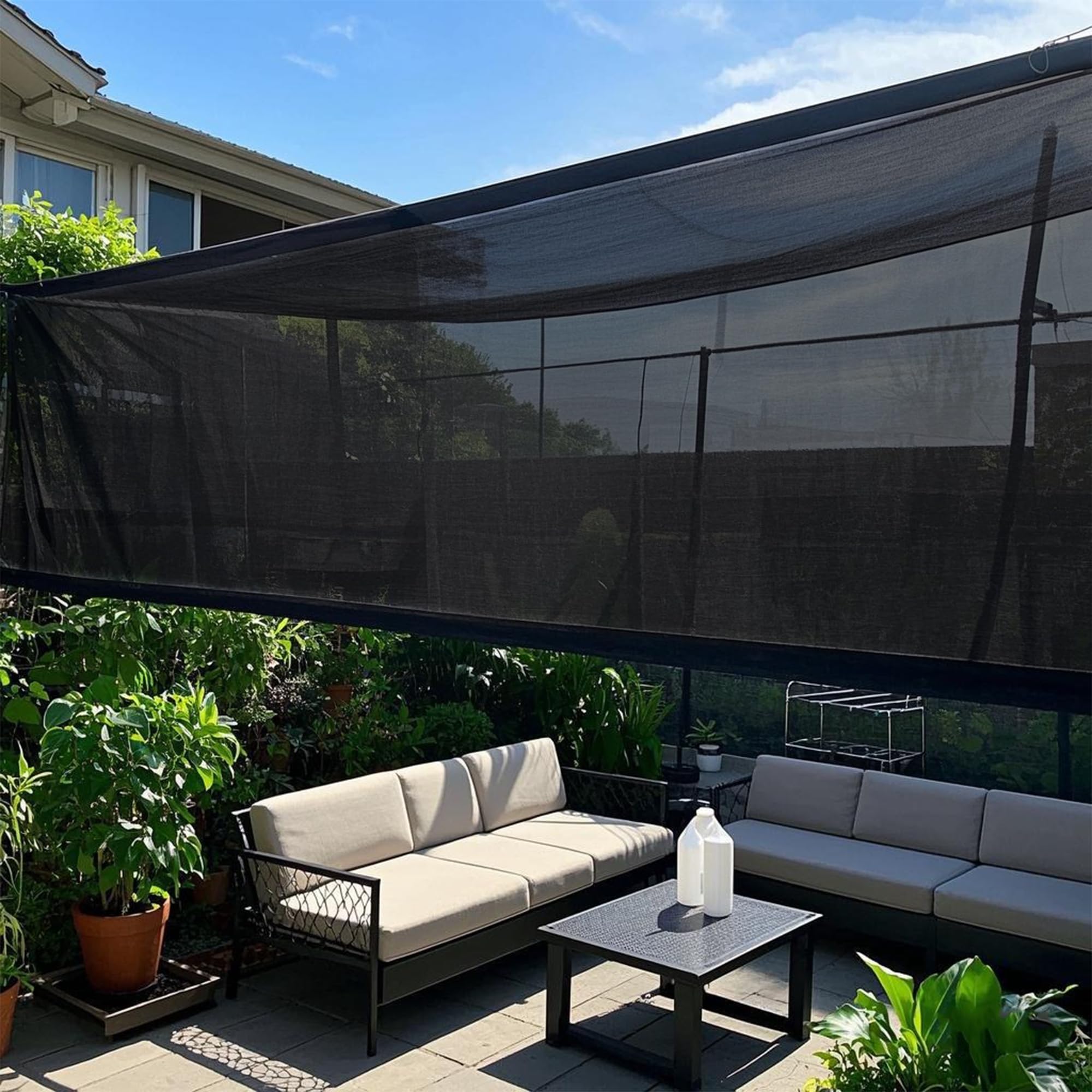 Winemana energy-saving shade net reduces heat buildup around plants.