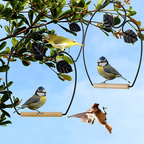 Versatile hook on Winemana swing for ceiling or branch mounting