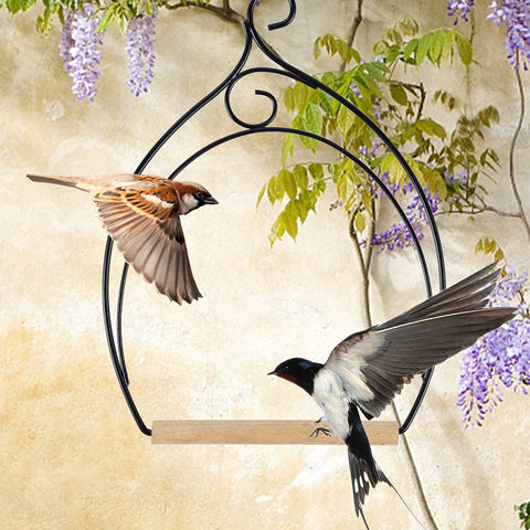 Winemana hummingbird swing with versatile hook for ceiling or branch mounting