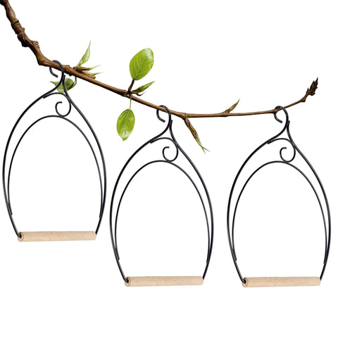Winemana hummingbird swing rust-resistant frame ensures lasting outdoor use and bird comfort