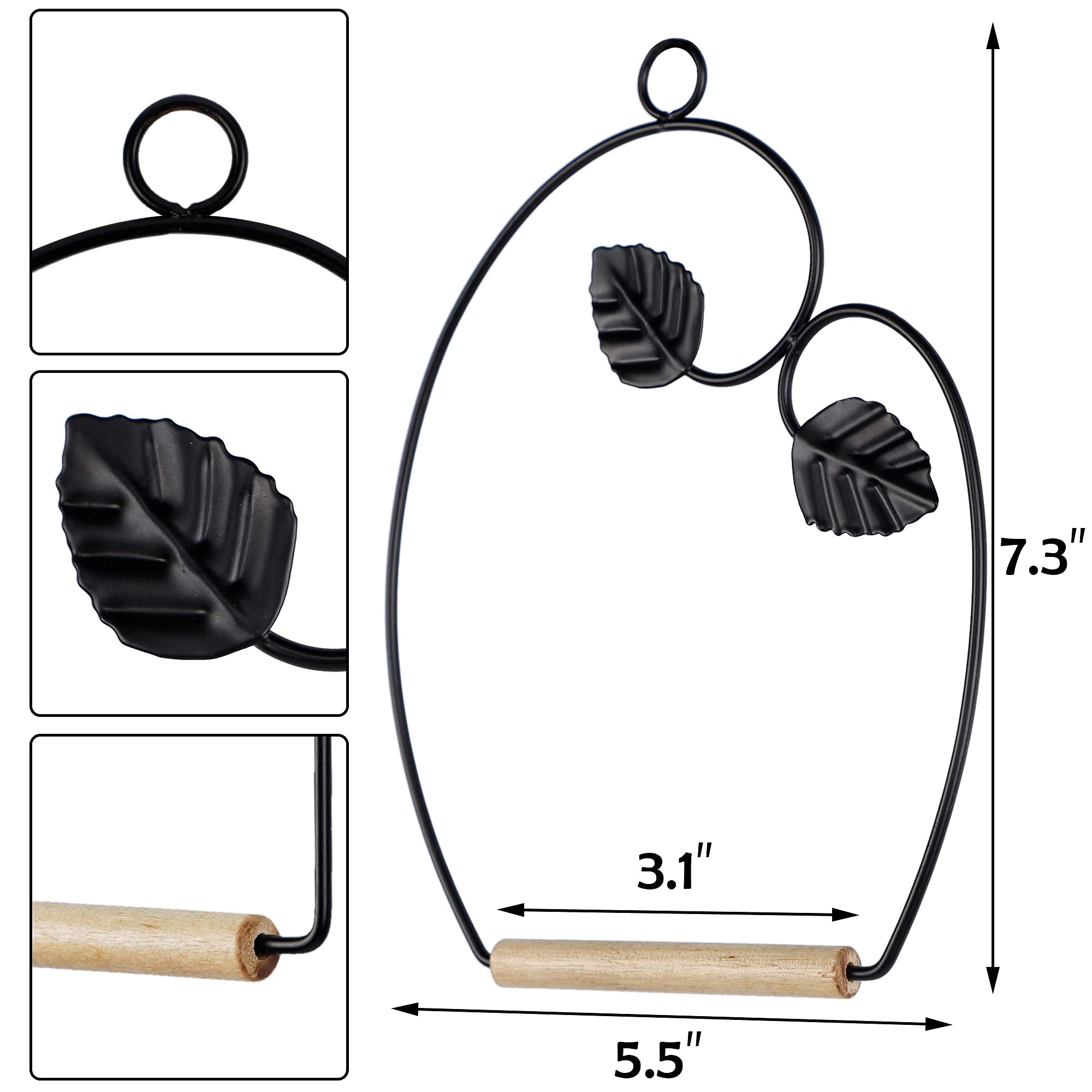 Wooden dowel perch on a Winemana hummingbird swing for warm resting spots