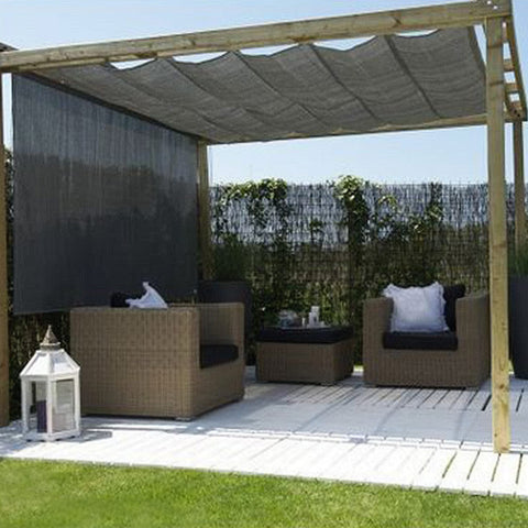 Winemana shade cloth supports pergolas, greenhouses, and chicken coops