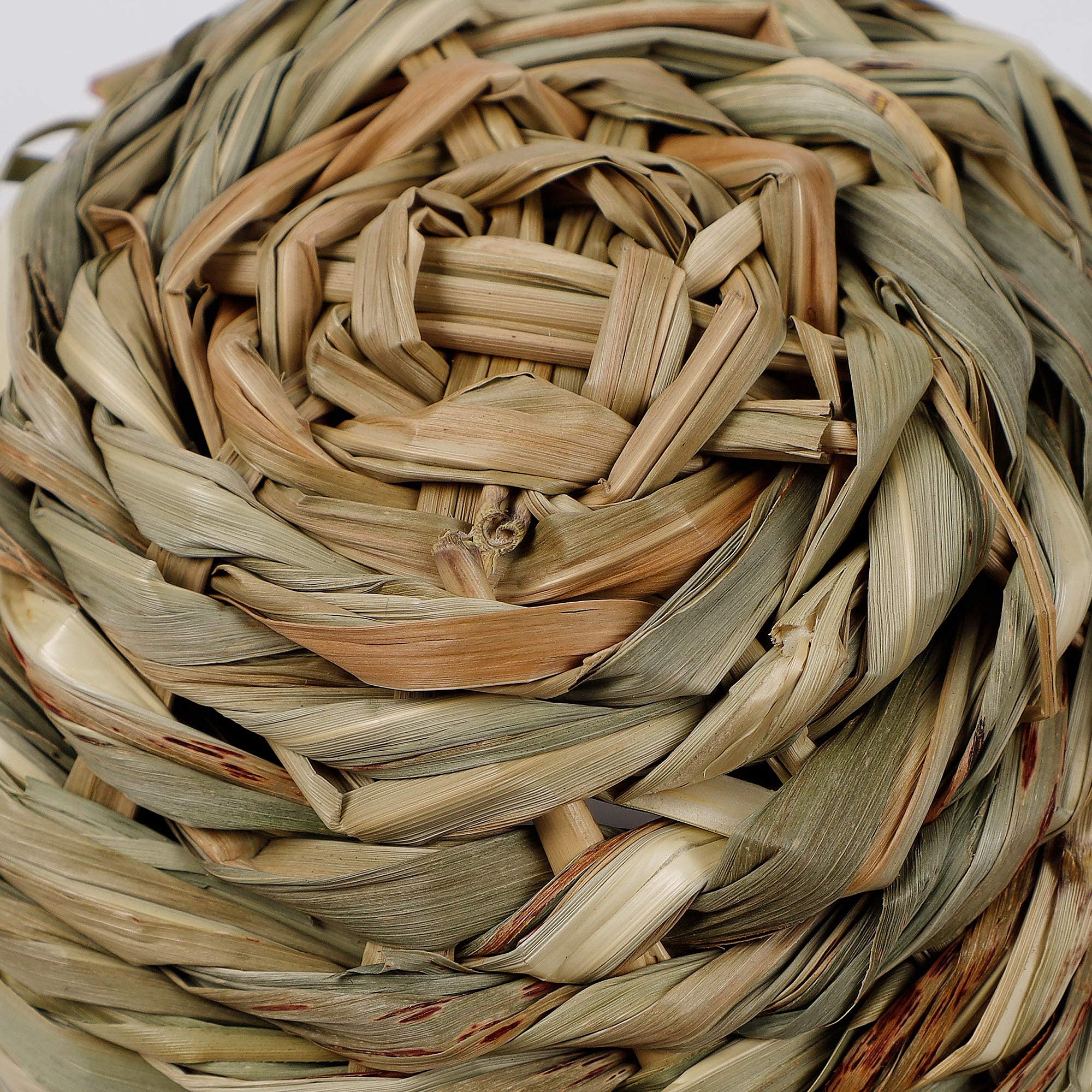Winemana natural hibiscus grass nest for indoor or outdoor spaces.