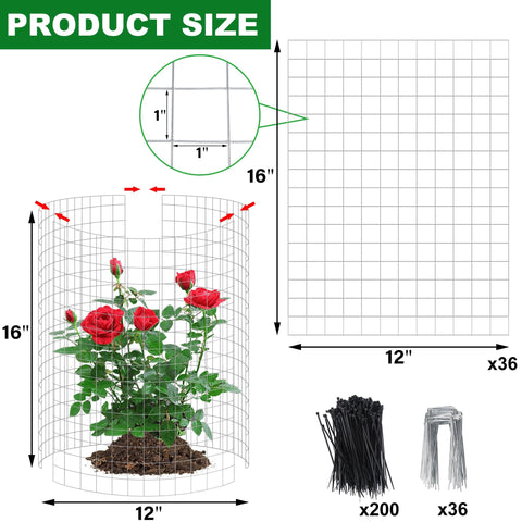 Winemana stakes secure cages firmly to the ground for stability.