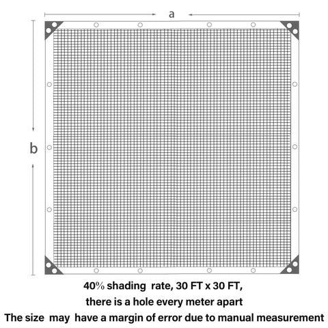 Winemana shade netting with reinforced grommets shows easy installation.