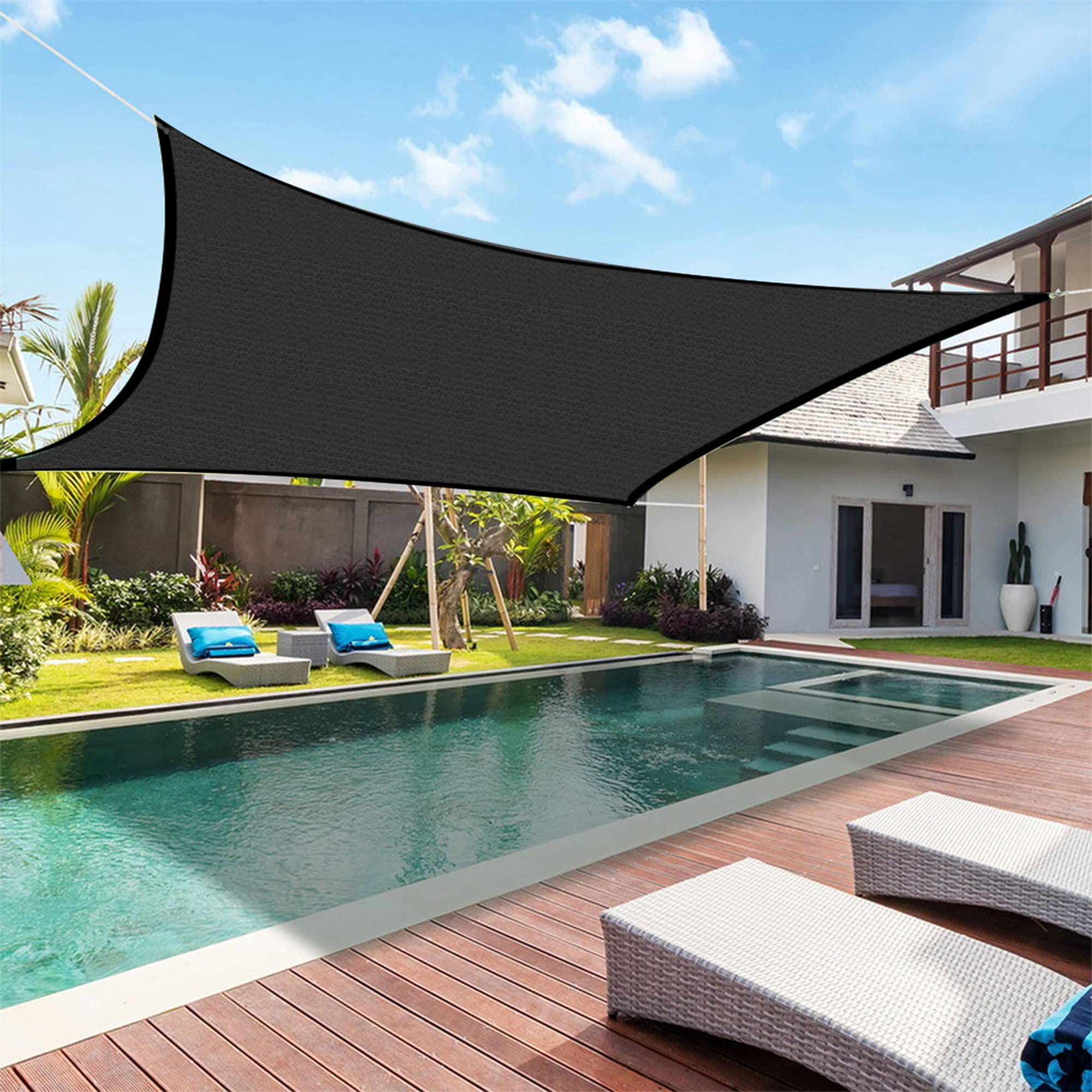 Winemana 50 percent shade rate reduces direct sun while preserving ventilation