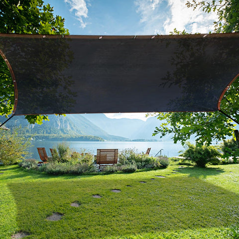 Winemana shade cloth cleaning with garden hose keeps it simple.