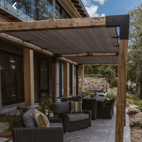 Winemana shade cloth easy to clean with a garden hose in minutes.