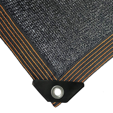 Winemana shade cloth with grommets every 40 inches enables quick setup.