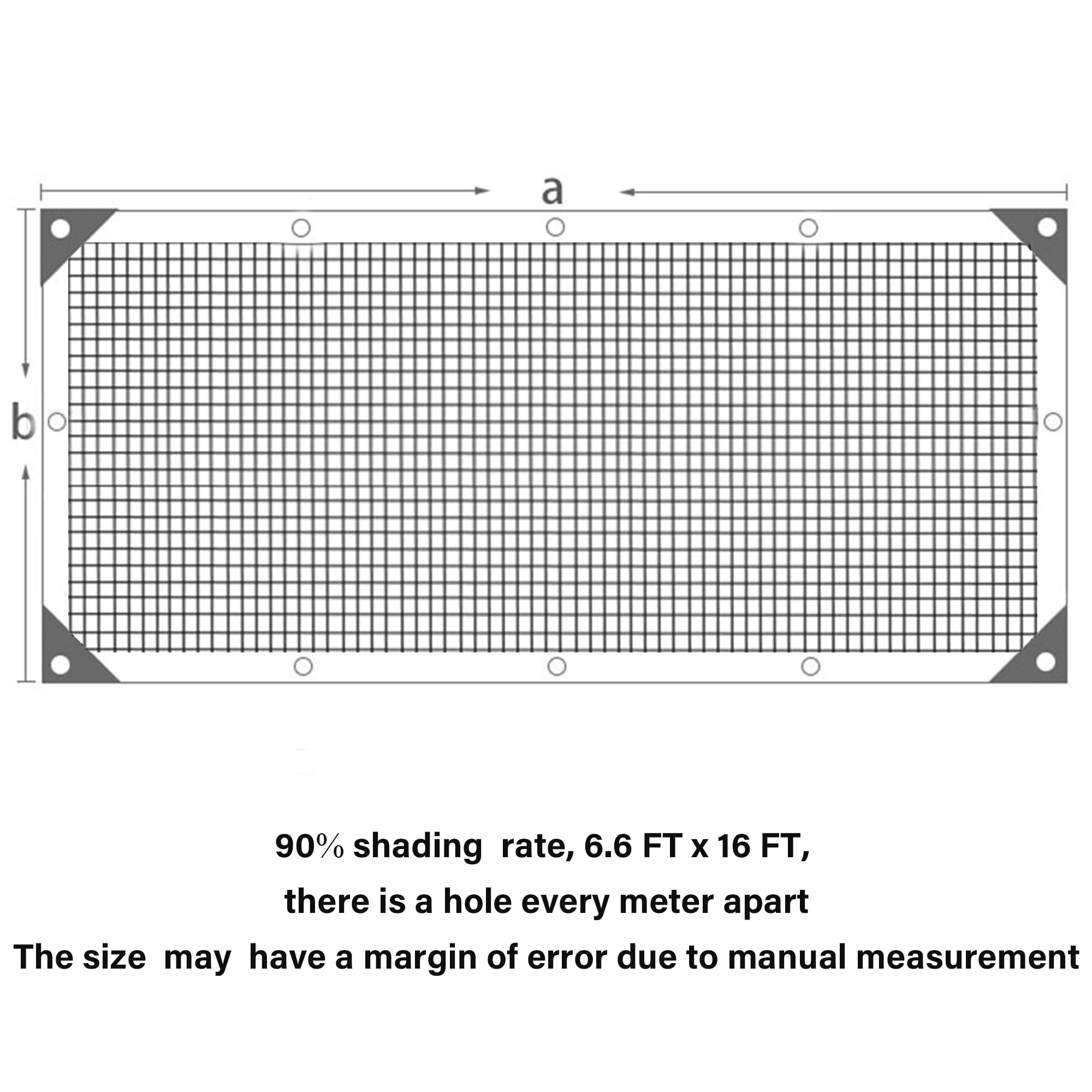 Winemana shade cloth with evenly spaced grommets for easy hanging