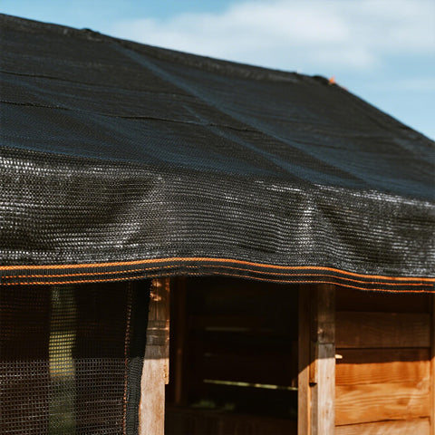 Winemana shade cloth protects plants by reducing sun exposure and heat.