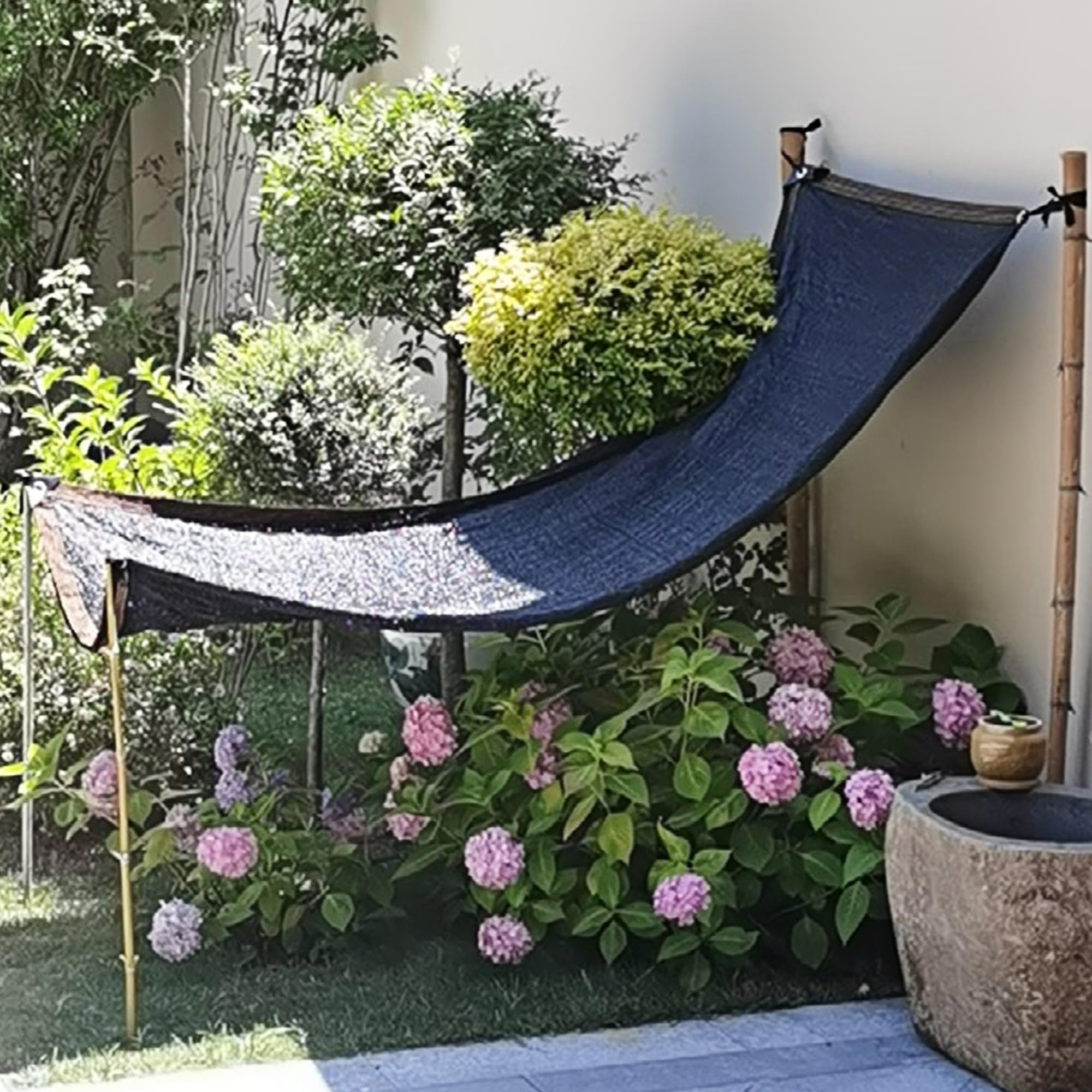 Winemana shade cloth perfect for pool, yard, and garage shading.