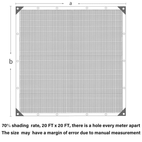 Winemana shade cloth with taped edge highlighting durability.